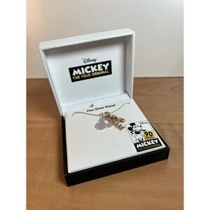 Disney Mickey Mouse The True Original 90 Year Anniversary Dream Necklace In Box